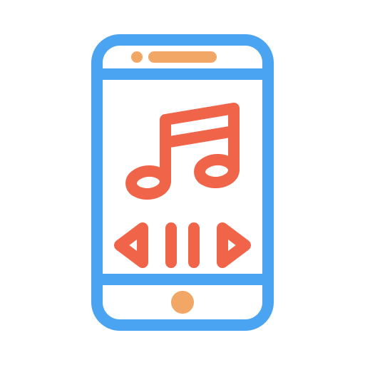 reproductor de música icono gratis