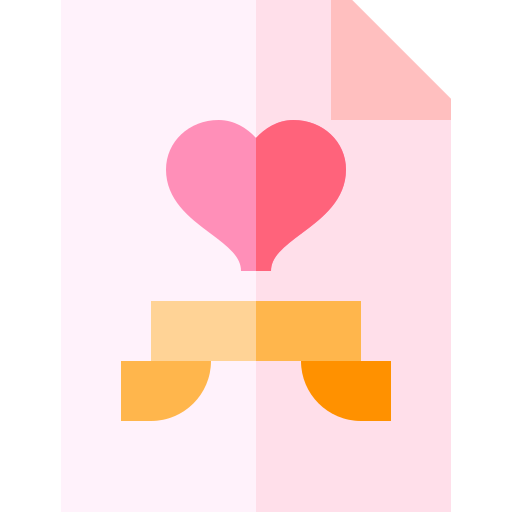 lettre d'amour Icône gratuit