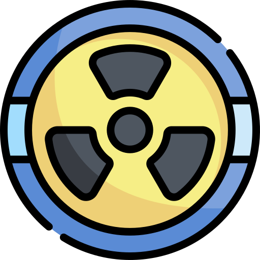 Radiation free icon Radiation free icon