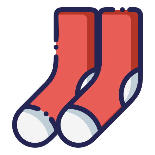 Socks Generic Outline Color icon