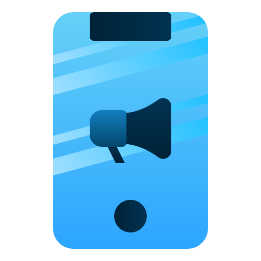 Mobile marketing free icon Mobile marketing free icon