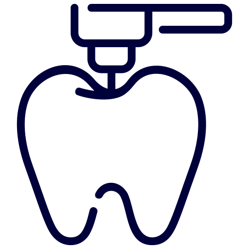 cirugía dental icono gratis