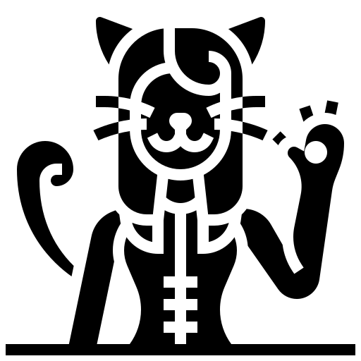 Cat face free icon