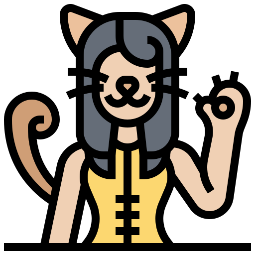 Cat face free icon