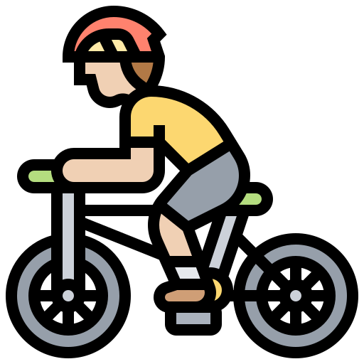 Cyclist Meticulous Lineal Color icon