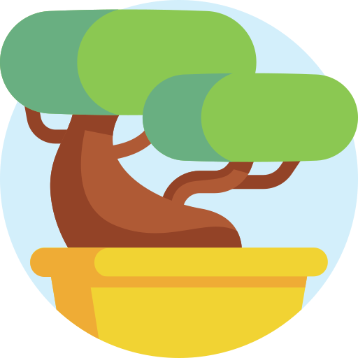 Bonsai Detailed Flat Circular Flat icon