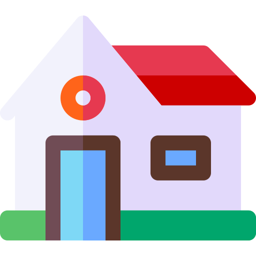 House Basic Rounded Flat icon