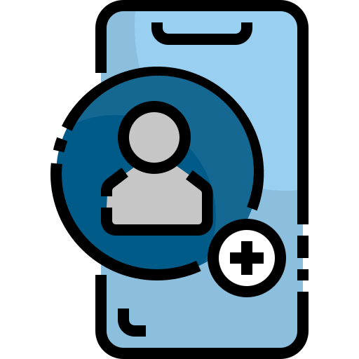 Contact free icon Contact free icon