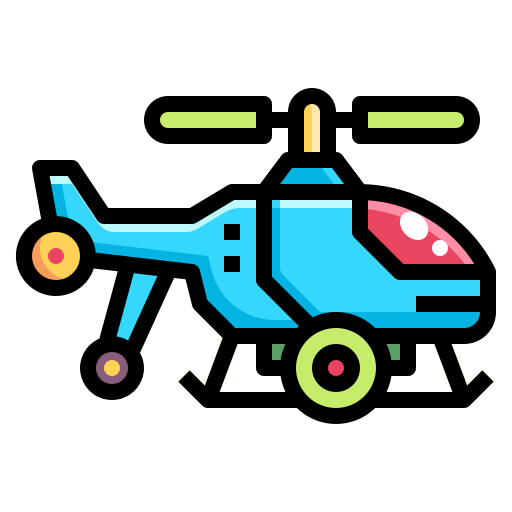 helicóptero icono gratis