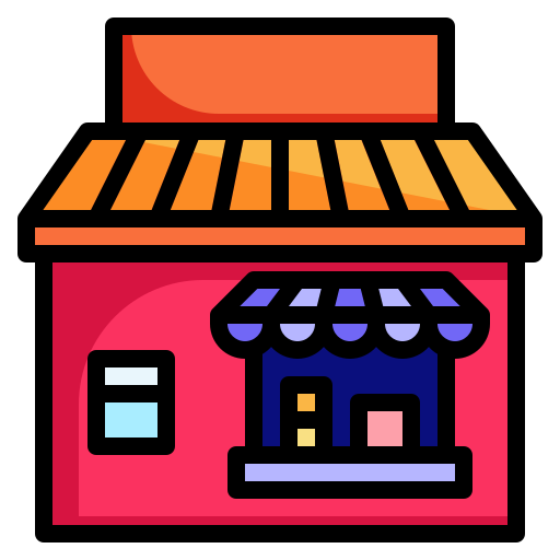 tienda de alimentación icono gratis