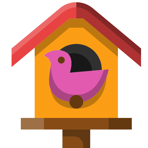 Bird house free icon