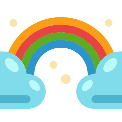 arco iris icono gratis