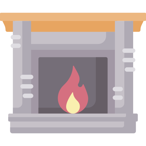 Fireplace - free icon