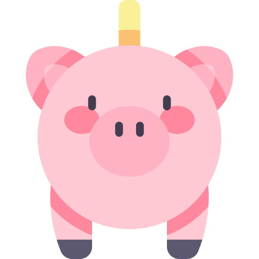 Piggy bank free icon