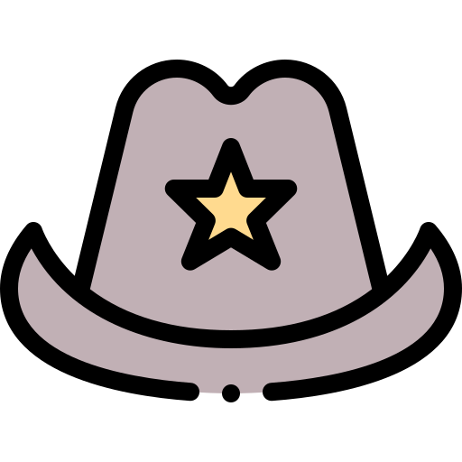 sombrero de vaquero icono gratis