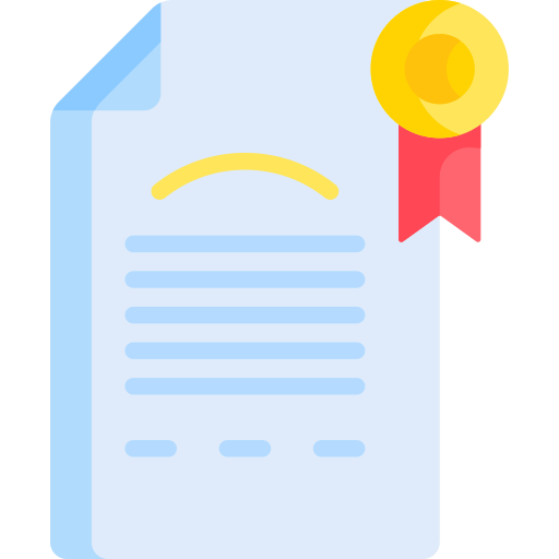 Certificate Special Flat icon