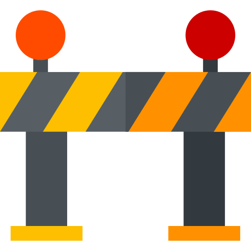 Traffic Barrier - Free Signs Icons