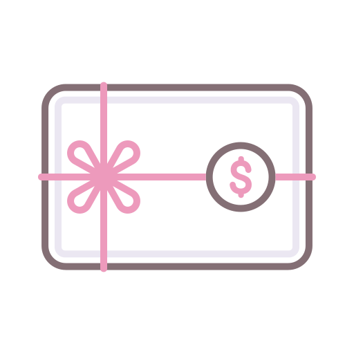 tarjeta de regalo icono gratis