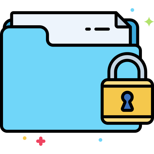 protección de datos icono gratis