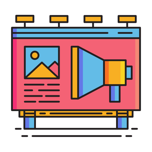 광고 게시판 무료 아이콘