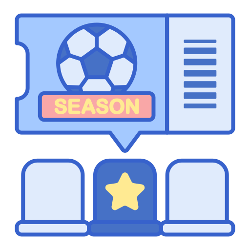 boleto de fútbol icono gratis