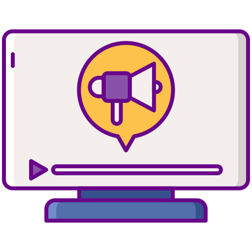 video marketing icono gratis