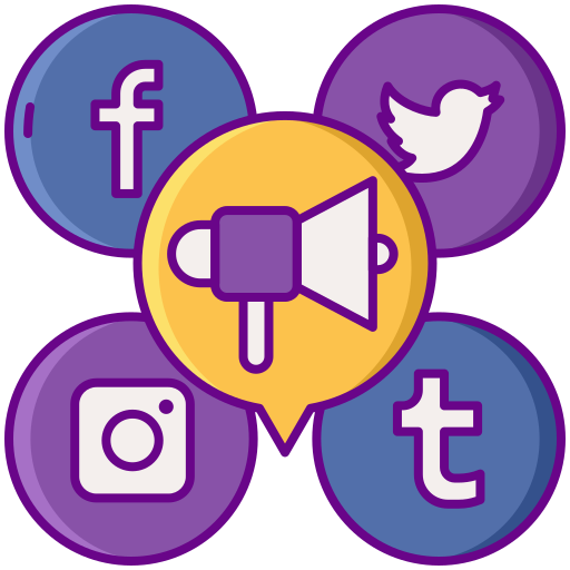 Social media Flaticons Lineal Color icon