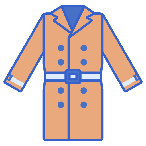 long manteau Icône gratuit