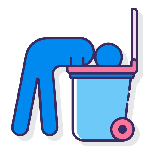 contenedor de basura icono gratis