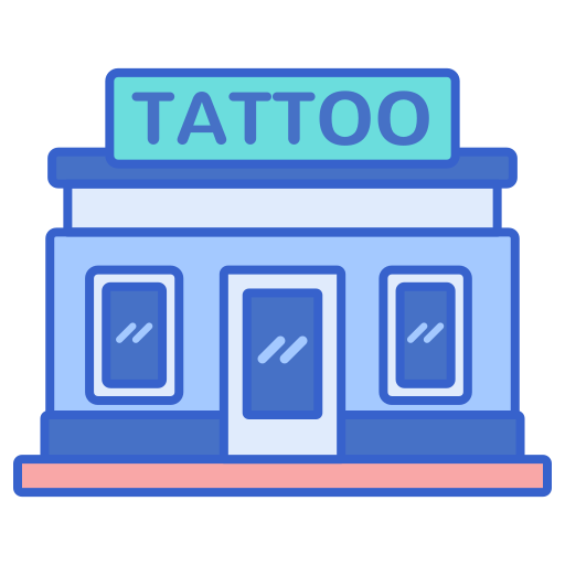 estudio de tatuajes icono gratis