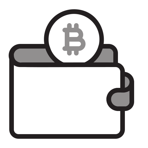 billetera bitcoin icono gratis