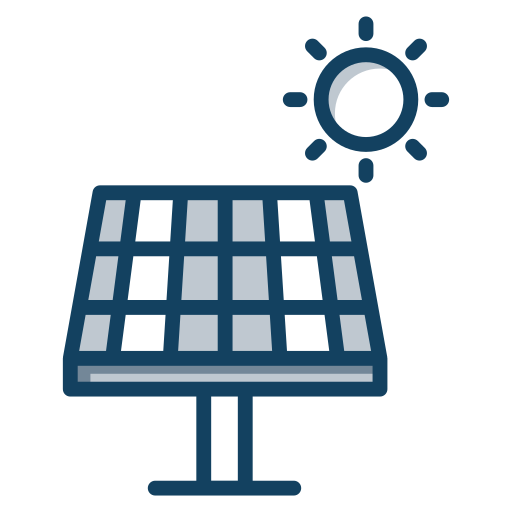 panel solar icono gratis