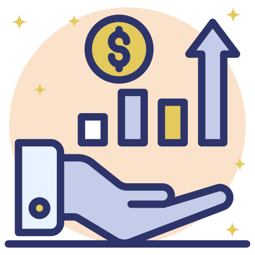 ingresos icono gratis