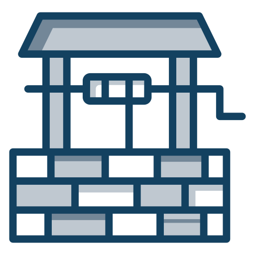 Колодец с водой бесплатно иконка Колодец с водой бесплатно иконка