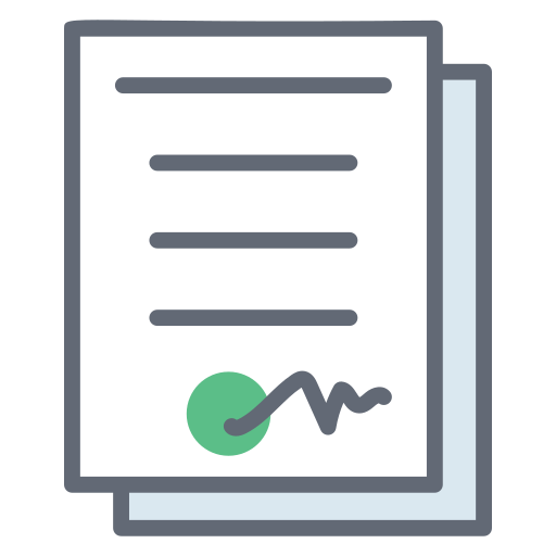 Contract free icon Contract free icon