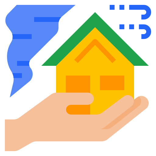 Disaster free icon Disaster free icon