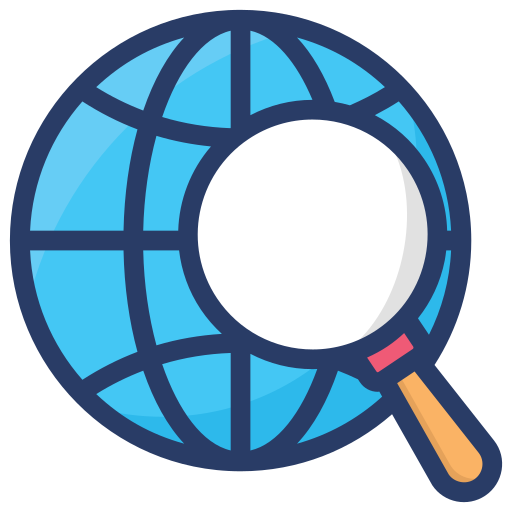 recherche globale Icône gratuit