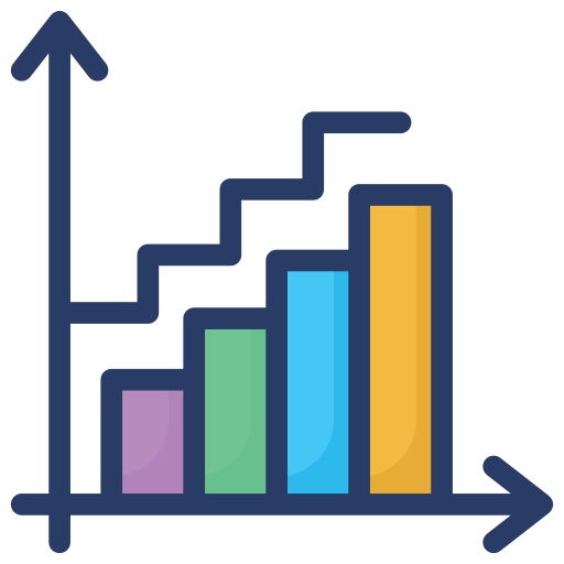 Growth chart Generic Outline Color icon