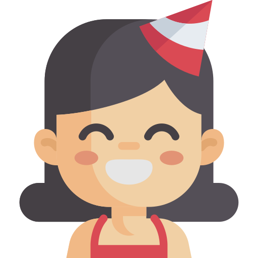 cumpleañera icono gratis