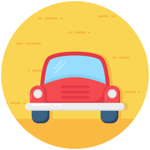 Pickup car Generic Circular icon