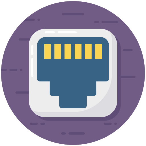 Ethernet Generic Circular icon