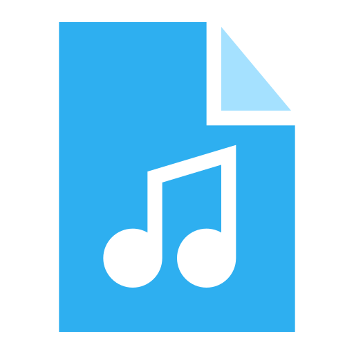 archivo de audio icono gratis