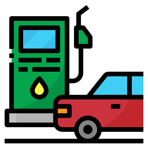 Gas station free icon