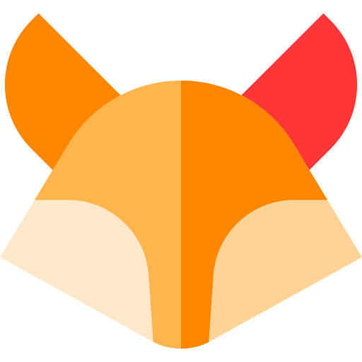 Fox Basic Straight Flat icon