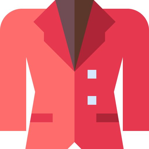 Jacket Basic Straight Flat icon