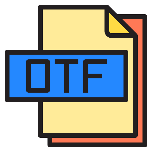 archivo otf icono gratis