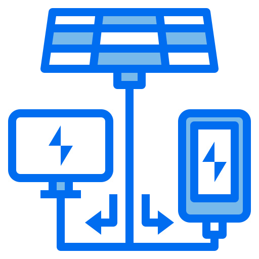 energía solar icono gratis