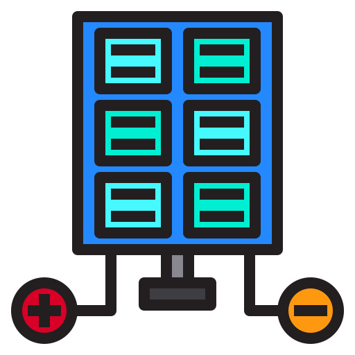 panel solar icono gratis