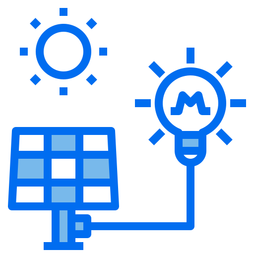 energía solar icono gratis