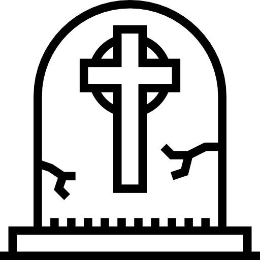 lápida sepulcral icono gratis